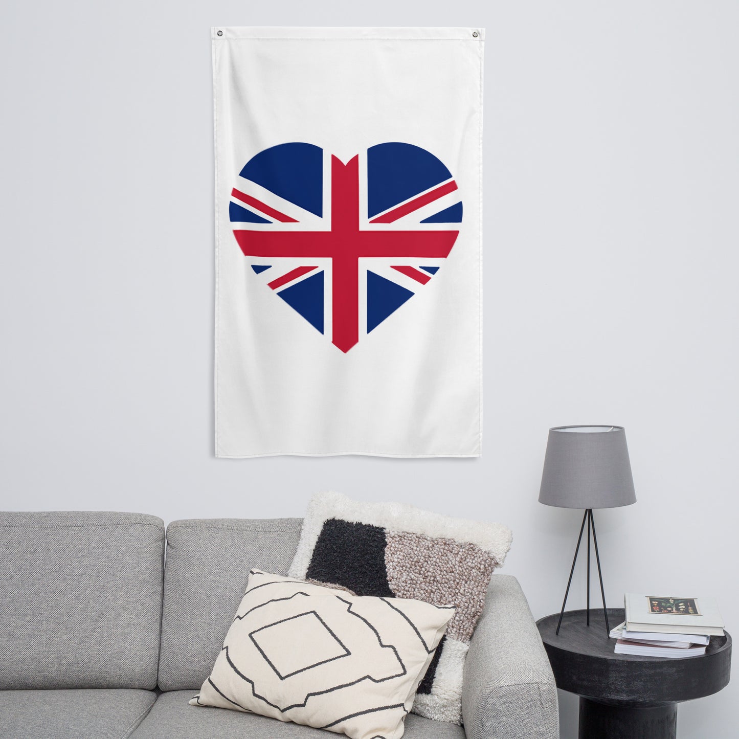 Uk Heart Flag