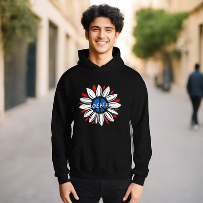 UK Peace Flower - Unisex Hoodie