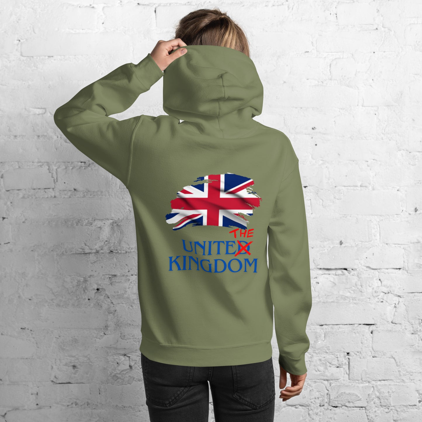 Unite The Kingdom Back print - Unisex Hoodie