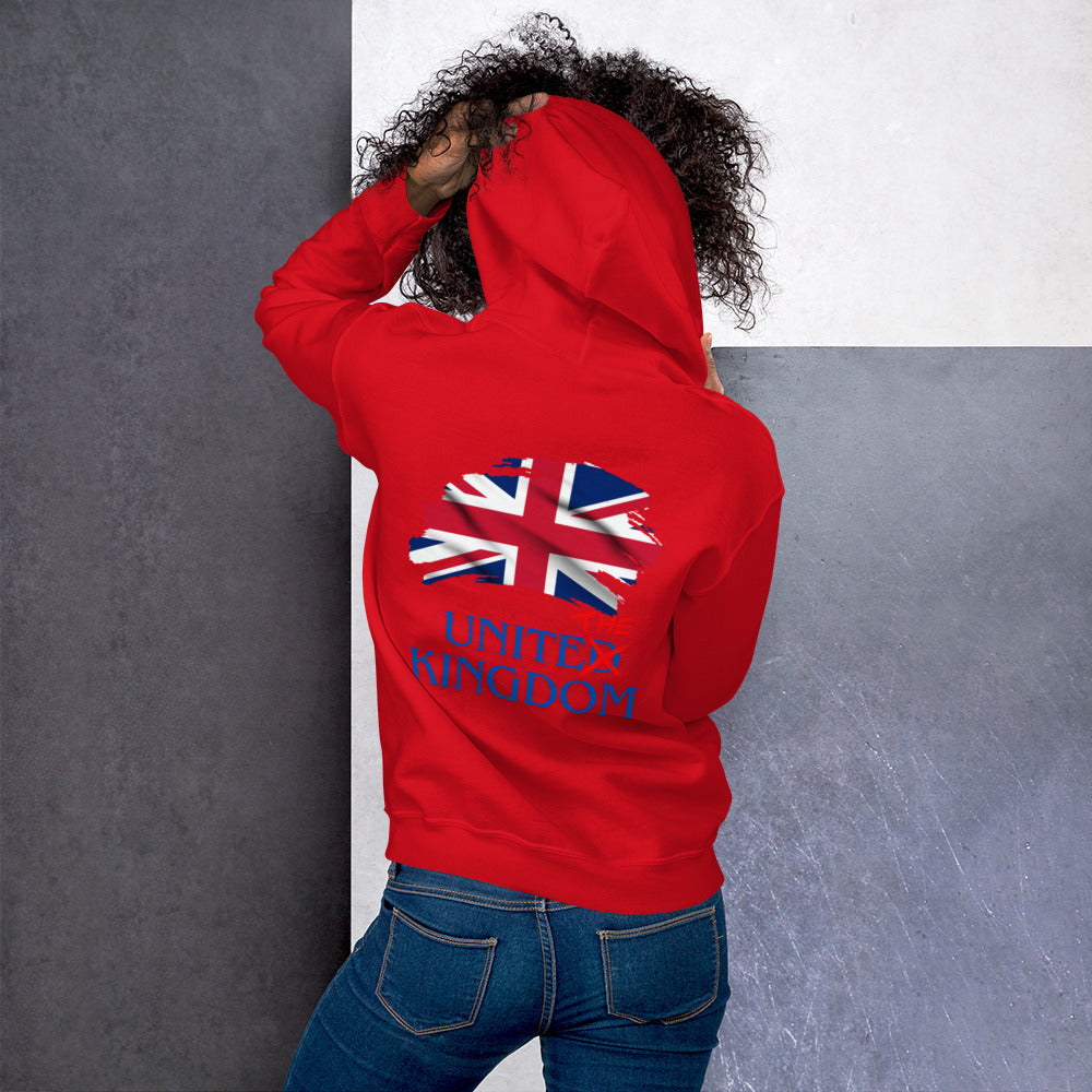 Unite The Kingdom Back print - Unisex Hoodie