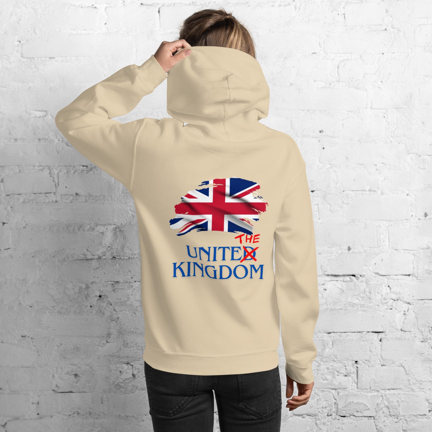 Unite The Kingdom Back print - Unisex Hoodie