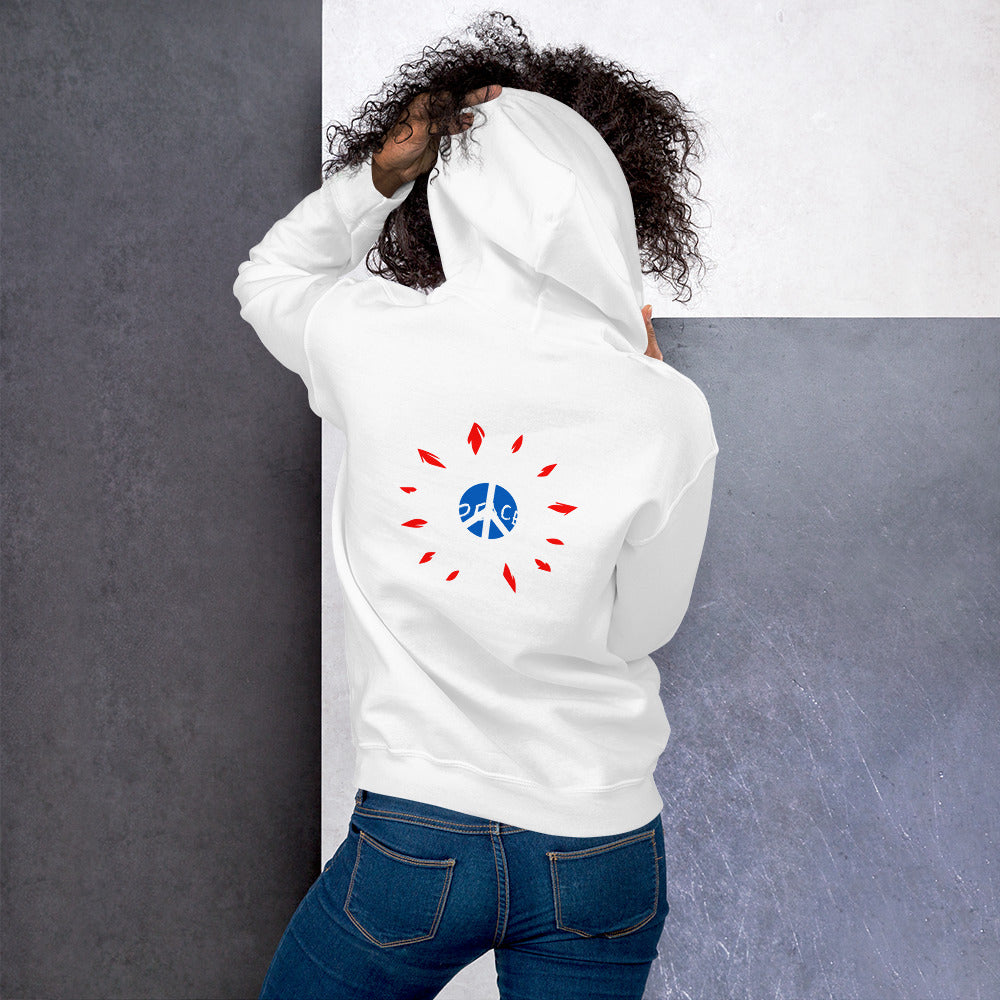 UK Peace Flower - Unisex Hoodie