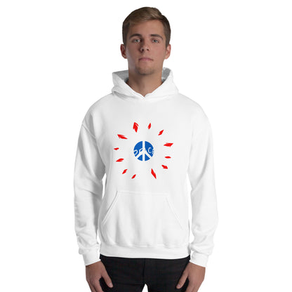 UK Peace Flower - Unisex Hoodie